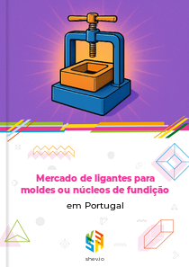 Mercado de ligantes para moldes ou núcleos de fundição em Portugal