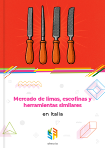 Mercado de limas, escofinas y herramientas similares en Italia