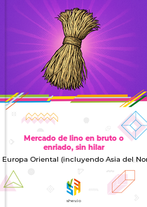 Mercado de lino en bruto o enriado, sin hilar en Europa Oriental (incluyendo Asia del Norte)