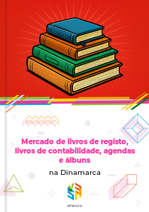 Mercado de livros de registo, livros de contabilidade, agendas e álbuns na Dinamarca