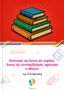 Mercado de livros de registo, livros de contabilidade, agendas e álbuns na Finlândia