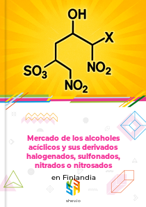 Mercado de los alcoholes acíclicos y sus derivados halogenados, sulfonados, nitrados o nitrosados en Finlandia