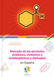 Mercado de los alcoholes ciclánicos, ciclénicos o cicloterpénicos y derivados en España