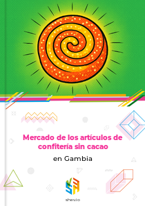Mercado de los artículos de confitería sin cacao en Gambia