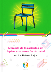Mercado de los asientos sin tapizar con armazón de metal en los Países Bajos