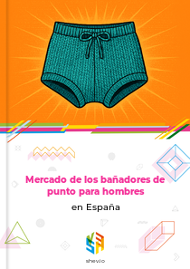 Mercado de los bañadores de punto para hombres en España