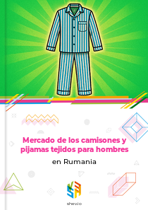 Mercado de los camisones y pijamas tejidos para hombres en Rumania