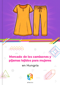 Mercado de los camisones y pijamas tejidos para mujeres en Hungría