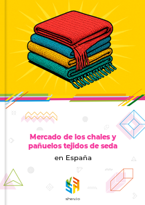 Mercado de los chales y pañuelos tejidos de seda en España