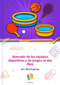Mercado de los equipos deportivos y de juegos al aire libre en Rumania