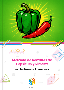Mercado de los frutos de Capsicum y Pimenta en Polinesia Francesa