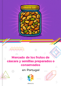 Mercado de los frutos de cáscara y semillas preparados o conservados en Portugal