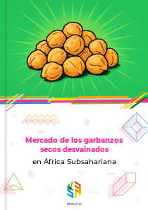Mercado de los garbanzos secos desvainados en África Subsahariana