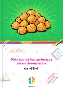 Mercado de los garbanzos secos desvainados en ASEAN