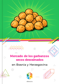 Mercado de los garbanzos secos desvainados en Bosnia y Herzegovina
