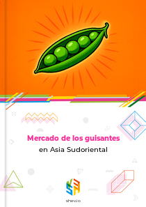 Mercado de los guisantes en Asia Sudoriental