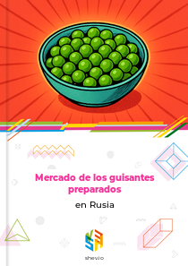 Mercado de los guisantes preparados en Rusia