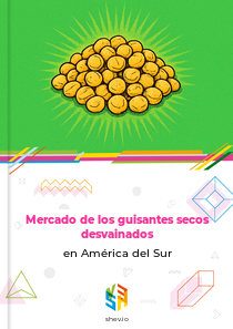 Mercado de los guisantes secos desvainados en América del Sur