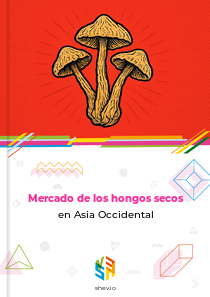 Mercado de los hongos secos en Asia Occidental