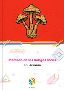 Mercado de los hongos secos en Ucrania