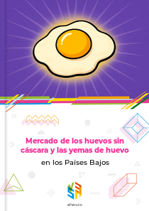 Mercado de los huevos sin cáscara y las yemas de huevo en los Países Bajos