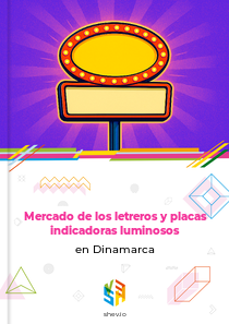 Mercado de los letreros y placas indicadoras luminosos en Dinamarca