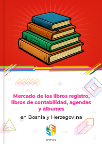 Mercado de los libros registro, libros de contabilidad, agendas y álbumes en Bosnia y Herzegovina