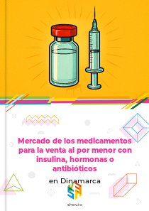 Mercado de los medicamentos para la venta al por menor con insulina, hormonas o antibióticos en Dinamarca