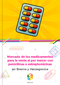 Mercado de los medicamentos para la venta al por menor con penicilinas o estreptomicinas en Bosnia y Herzegovina