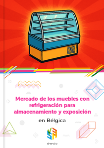 Mercado de los muebles con refrigeración para almacenamiento y exposición en Bélgica