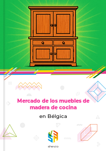Mercado de los muebles de madera de cocina en Bélgica