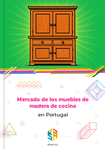 Mercado de los muebles de madera de cocina en Portugal