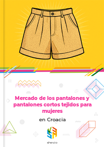 Mercado de los pantalones y pantalones cortos tejidos para mujeres en Croacia