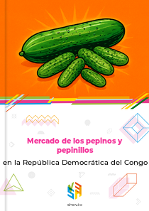 Mercado de los pepinos y pepinillos en la República Democrática del Congo