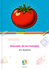 Mercado de los tomates en Suecia