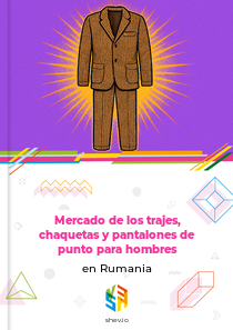 Mercado de los trajes, chaquetas y pantalones de punto para hombres en Rumania