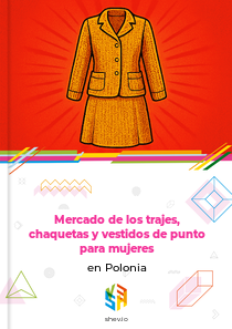 Mercado de los trajes, chaquetas y vestidos de punto para mujeres en Polonia
