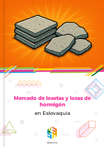 Mercado de losetas y losas de hormigón en Eslovaquia
