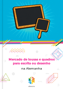 Mercado de lousas e quadros para escrita ou desenho na Alemanha