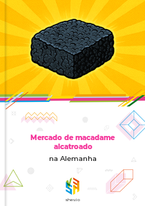 Mercado de macadame alcatroado na Alemanha