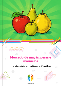 Mercado de maçãs, peras e marmelos na América Latina e Caribe