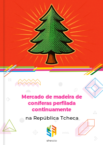 Mercado de madeira de coníferas perfilada continuamente na República Tcheca
