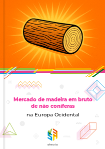 Mercado de madeira em bruto de não coníferas na Europa Ocidental