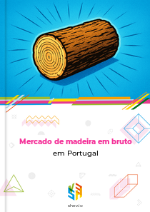Mercado de madeira em bruto em Portugal
