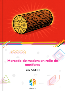 Mercado de madera en rollo de coníferas en SADC