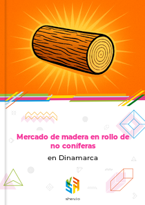 Mercado de madera en rollo de no coníferas en Dinamarca