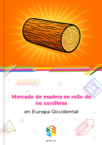 Mercado de madera en rollo de no coníferas en Europa Occidental
