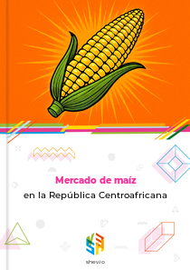 Mercado de maíz en la República Centroafricana
