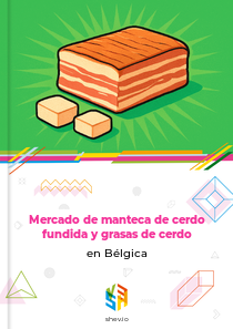 Mercado de manteca de cerdo fundida y grasas de cerdo en Bélgica