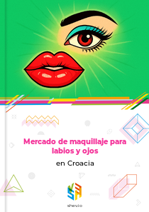 Mercado de maquillaje para labios y ojos en Croacia